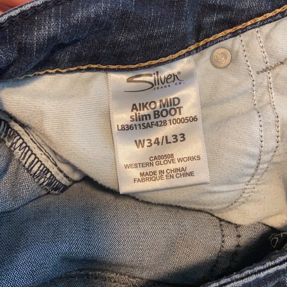 Silver Aiko Slim Bootcut jeans - Picture 5 of 6